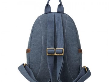 Troop London TRP0255 Mal&yacute; batoh z př&iacute;rodn&iacute; bavlny - Blue