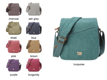 Troop London TRP0238 Roz&scaron;&iacute;řiteln&aacute; ta&scaron;ka přes rameno - Denim