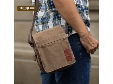 Troop London TRP0220 Unisex brašna přes rameno - Černá