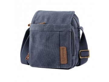 Troop London TRP0220 Unisex brašna přes rameno - Džínová