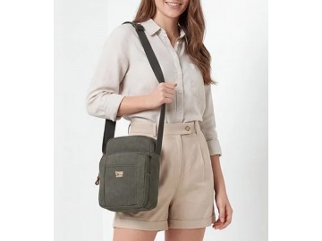 Troop London TRP0370 Unisex taška přes rameno - Tyrkysová