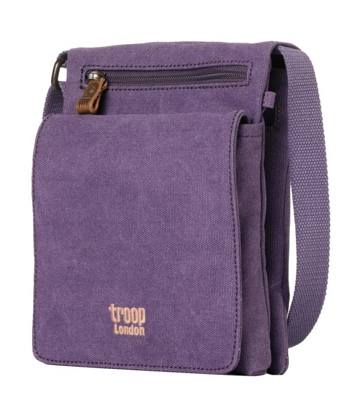 Troop London TRP0243 Důvtipná brašnička - Fialová Troop London TRP0243 Důvtipná brašnička - Fialová