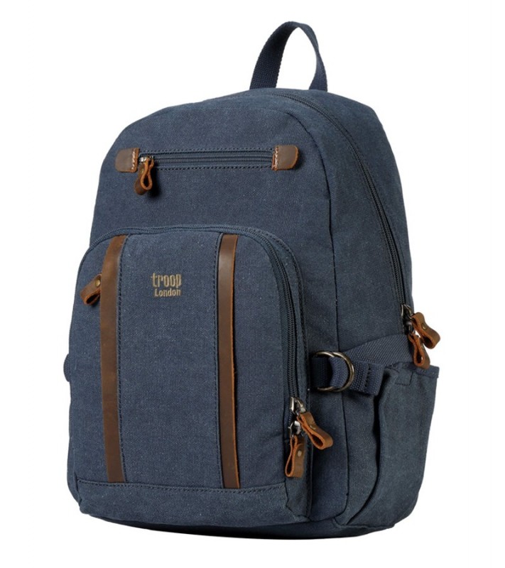 Troop London TRP0256 Střední městský batoh 19L - Džínový Troop London TRP0256 Střední městský batoh 19L - Džínový