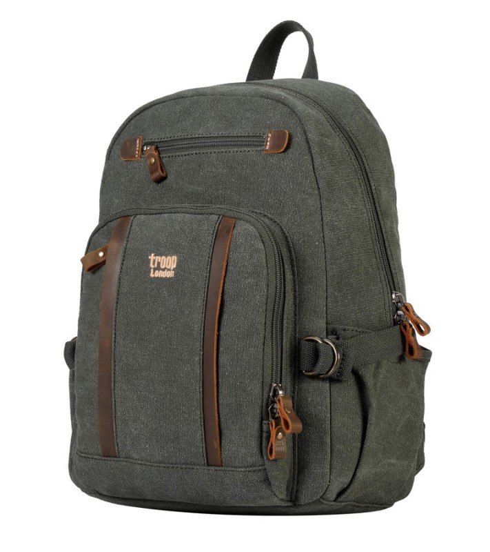 Troop London TRP0256 Střední městský batoh 19L - Zelený Troop London TRP0256 Střední městský batoh 19L - Zelený