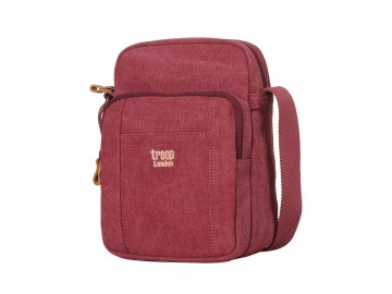 Troop London TRP0370 Unisex taška přes rameno - Burgundy