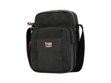 Troop London TRP0370 Unisex taška přes rameno - Černá