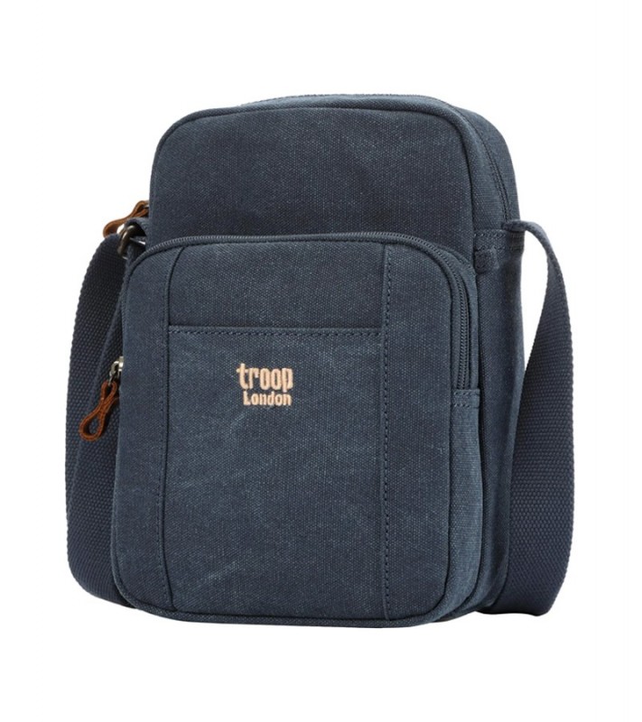 Troop London TRP0370 Unisex taška přes rameno - Denim Troop London TRP0370 Unisex taška přes rameno - Denim