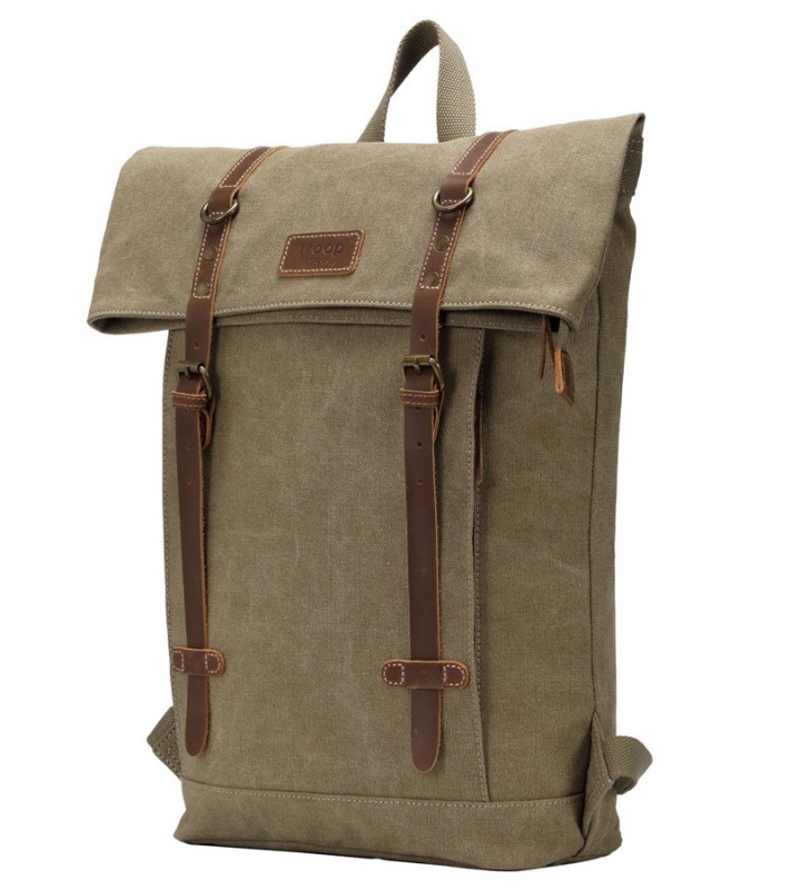 Troop London TRP0425 Batoh s klopou, NTB 15,6 - Khaki Troop London TRP0425 Batoh s klopou, NTB 15,6 - Khaki
