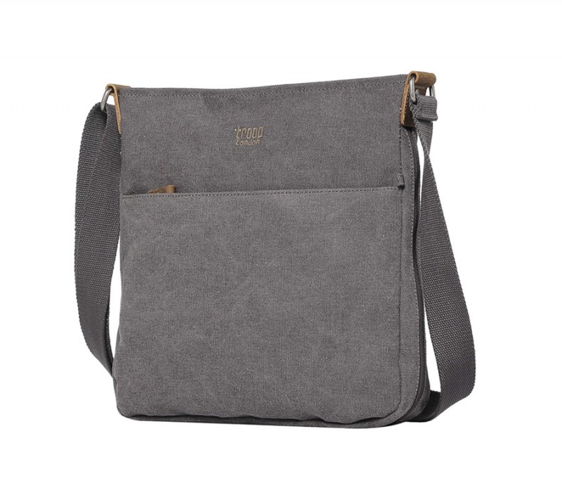 Troop London TRP0236 Unisex velká brašna přes rameno - Black