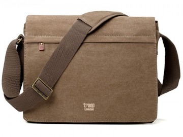 Troop London TRP0240 Rozšířitelná taška na notebook 15,6 - Brown