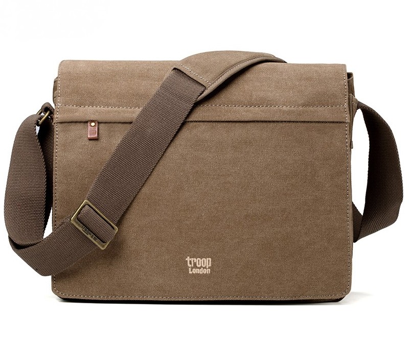 Troop London TRP0240 Rozšířitelná taška na notebook 15,6 - Brown