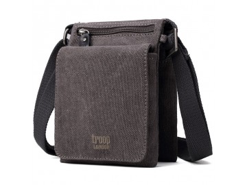 Troop London TRP0243 Důvtipná malá brašna přes rameno - Black