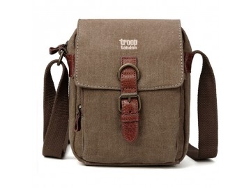 Troop London TRP0212 Unisex taška přes rameno - Brown