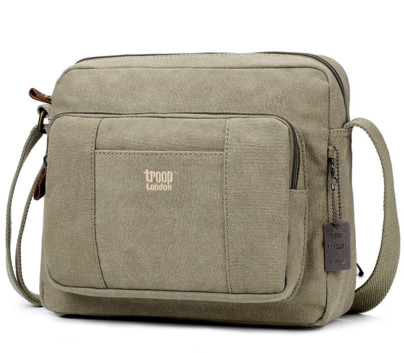 Troop London TRP0234 Taška přes rameno - Khaki