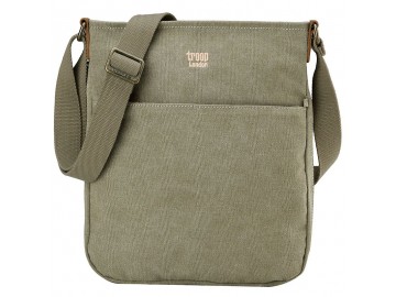 Troop London TRP0236 Unisex velká brašna přes rameno - Khaki