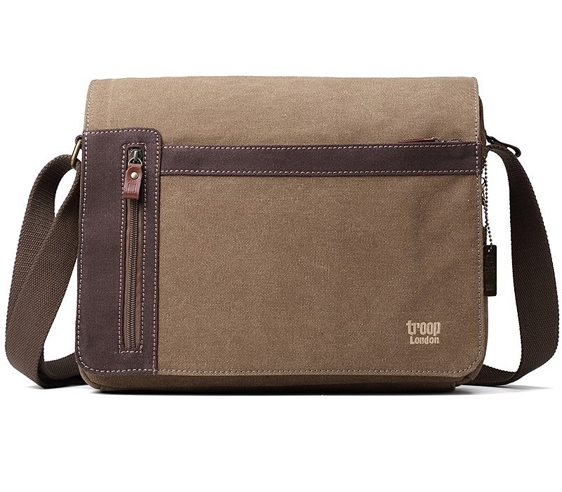 Troop London TRP0365 Středně velká brašna přes rameno - Brown