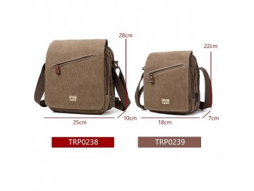 Troop London TRP0238 Rozšířitelná taška přes rameno - Brown