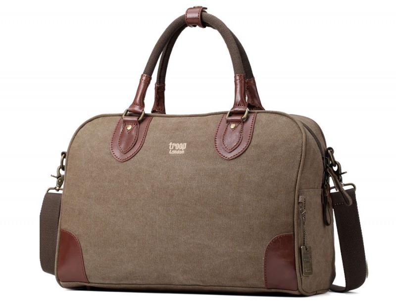 Troop London TRP0262 Středně velká cestovní brašna - Brown