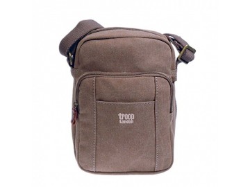 Troop London TRP0370 Unisex taška přes rameno - Brown