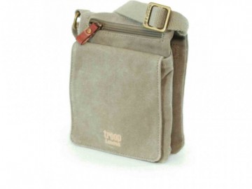 Troop London TRP0243 Důvtipná malá brašna přes rameno - Khaki Troop London TRP0243 Důvtipná malá brašna přes rameno - Khaki