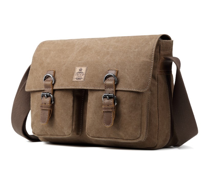 Troop London TRP0422 Klasická brašna přes rameno - Brown