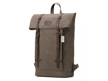 Troop London TRP0425 Batoh s klopou na notebook 13 - Brown