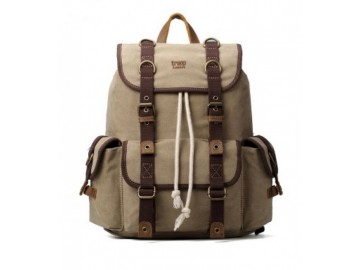 Troop London TRP0414 Velký batoh - Washed Beige