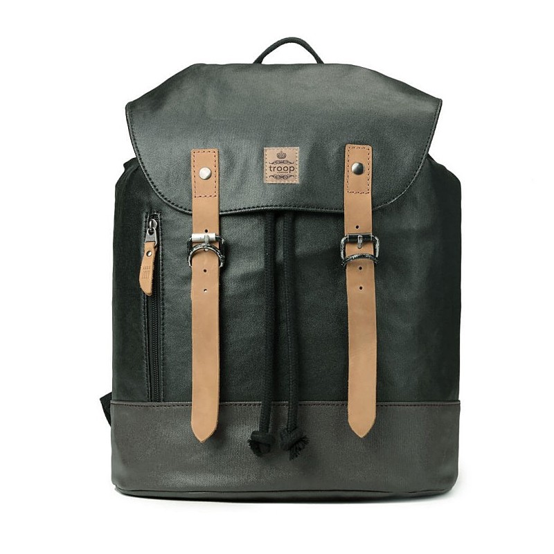 Troop London TRP0448 Větší stylový batoh - Black