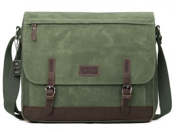 Troop London TRP0447 Brašna na notebook 16,5 - Olive