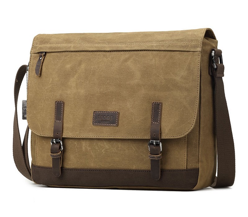Troop London TRP0447 Brašna na notebook 16,5 - Camel
