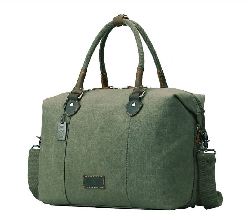 Troop London TRP0438 Středně velká cestovní brašna - Olive