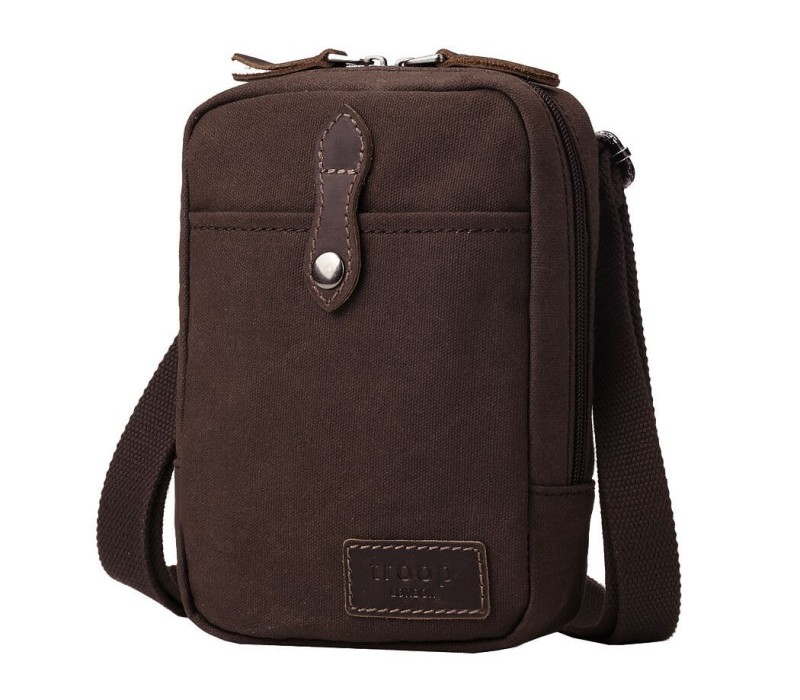Troop London TRP0439 Jednoduchá taštička - Brown