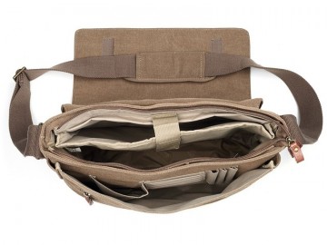 Troop London TRP0240 Rozšířitelná taška na notebook 15,6 - Khaki