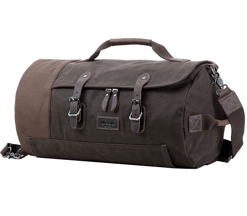 Troop London TRP0444 Cestovní brašna nebo batoh - Dark Brown