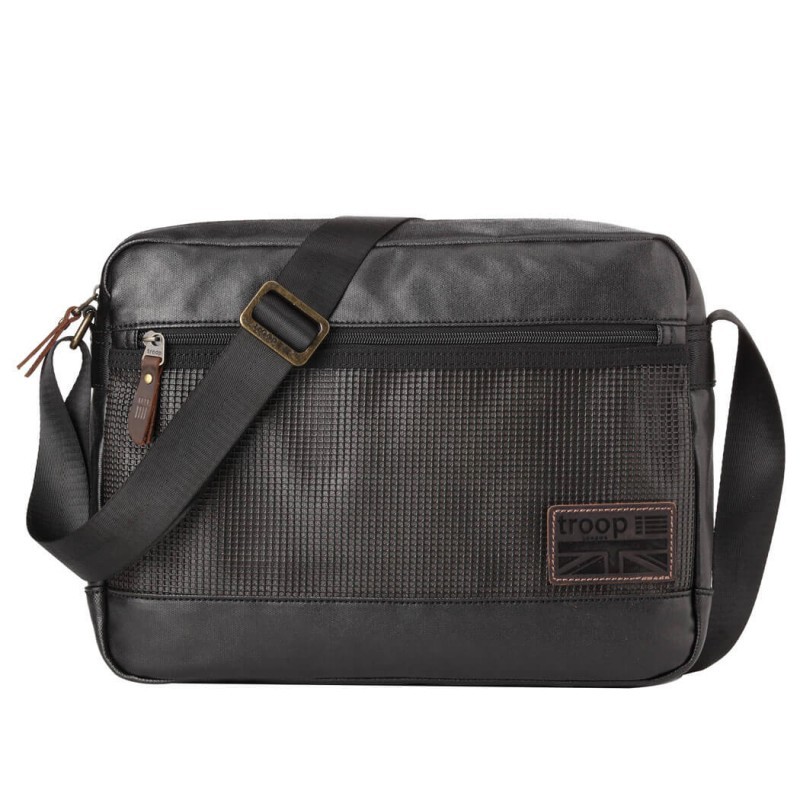Troop London TRP0459 Brašna přes rameno vhodná i pro tablet (Black)