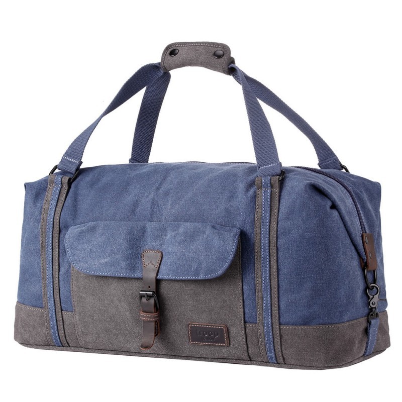 Troop London TRP0466 Velká cestovní brašna - Blue/ Grey