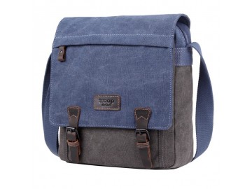 Troop London TRP0465 Klasická brašna přes rameno - Blue/ Grey