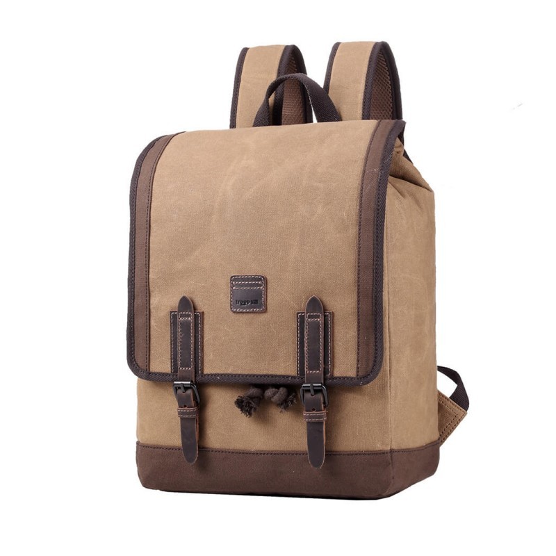 Troop London TRP0488 Větší stylový batoh - Camel