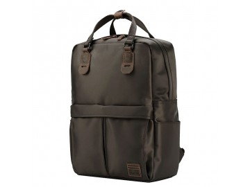 Troop London TRP0528 Ruksak v jednom vhodný i pro NTB - Dark Brown