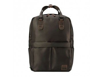 Troop London TRP0528 Ruksak v jednom vhodný i pro NTB - Dark Brown