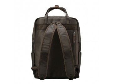 Troop London TRP0528 Ruksak v jednom vhodný i pro NTB - Dark Brown