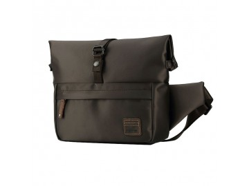 Troop London TRP0522 Větší ledvinka - Dark Brown