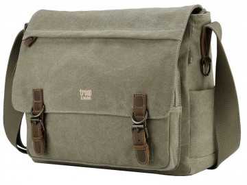 Troop London TRP0207 Brašna na notebook 15,6 - Khaki