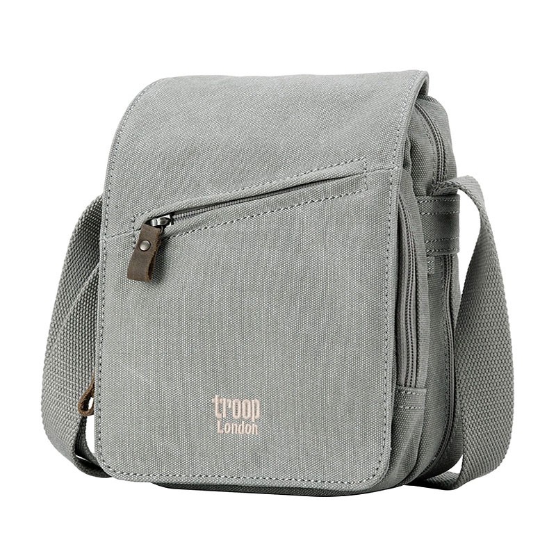 Troop London TRP0239 Rozšířitelná menší taška přes rameno - Grey