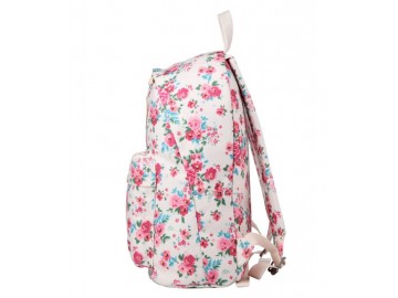 Troop London TRP0384 Školní batoh klasického vzhledu - Beige Floral