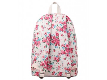 Troop London TRP0384 Školní batoh klasického vzhledu - Beige Floral