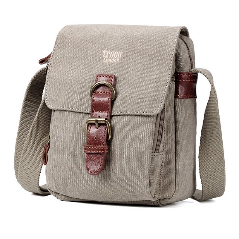 Troop London TRP0212 Unisex taška přes rameno - Khaki