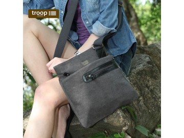 Troop London TRP0227 Unisex brašna přes rameno - Brown